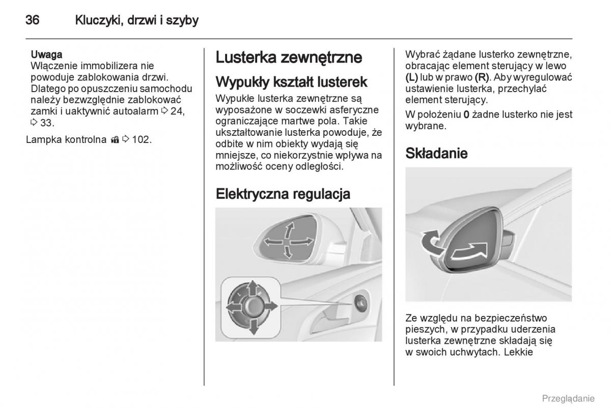 Opel Insignia instrukcja obslugi / page 37