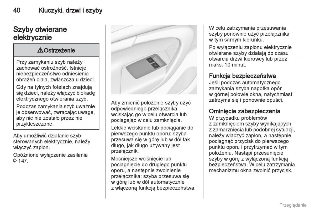 Opel Insignia instrukcja obslugi / page 41