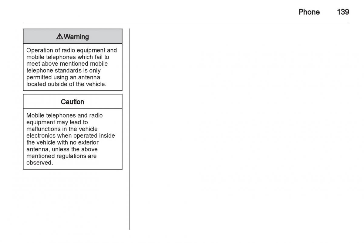 Opel Insignia manual / page 139