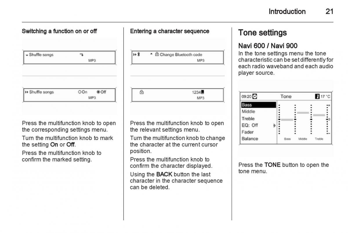Opel Insignia manual / page 21
