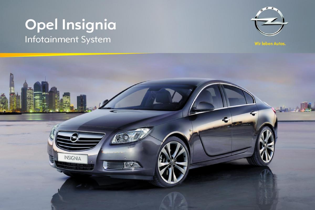 Opel Insignia manual / page 1