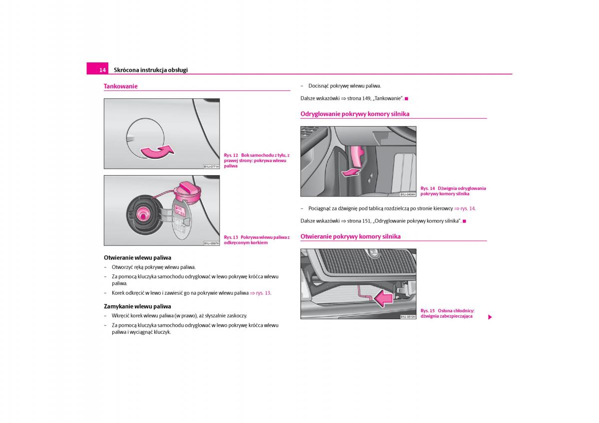 Skoda Octavia I instrukcja obslugi / page 15