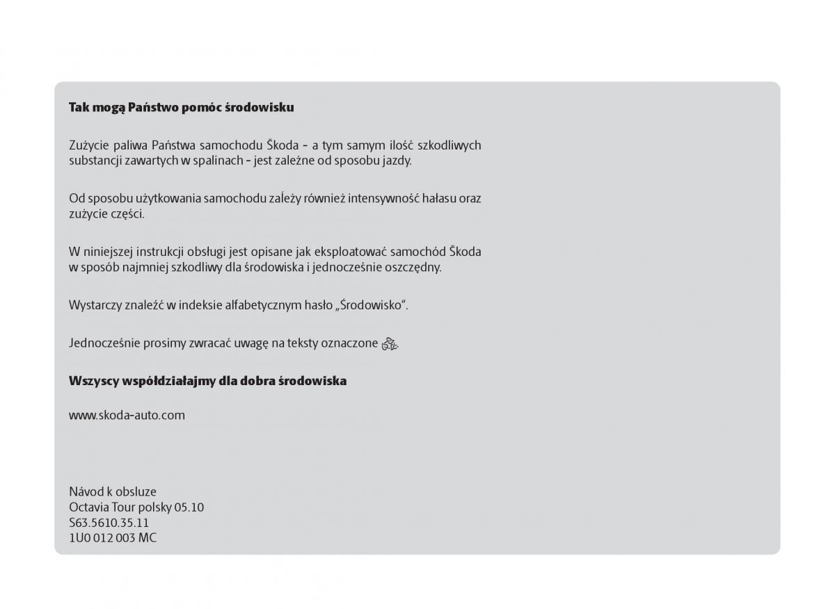 Skoda Octavia I instrukcja obslugi / page 215