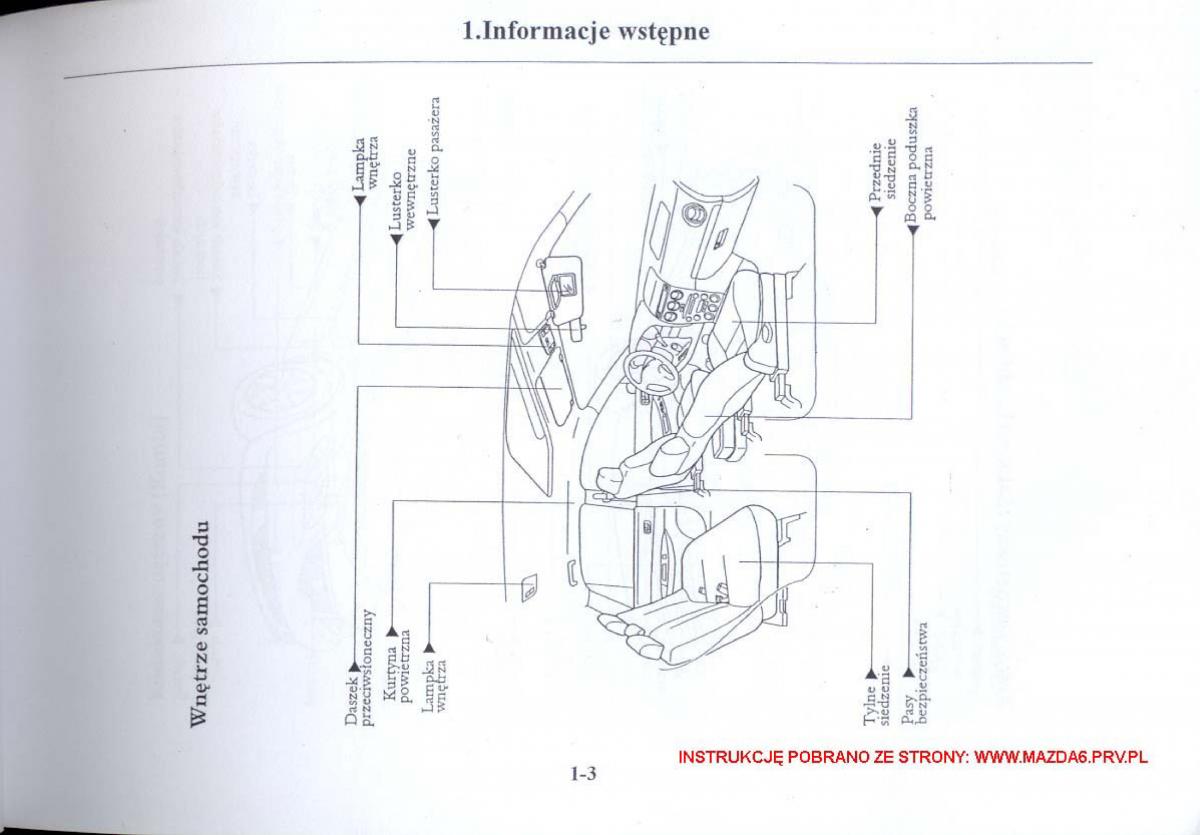 manual  Mazda 6 I instrukcja / page 7