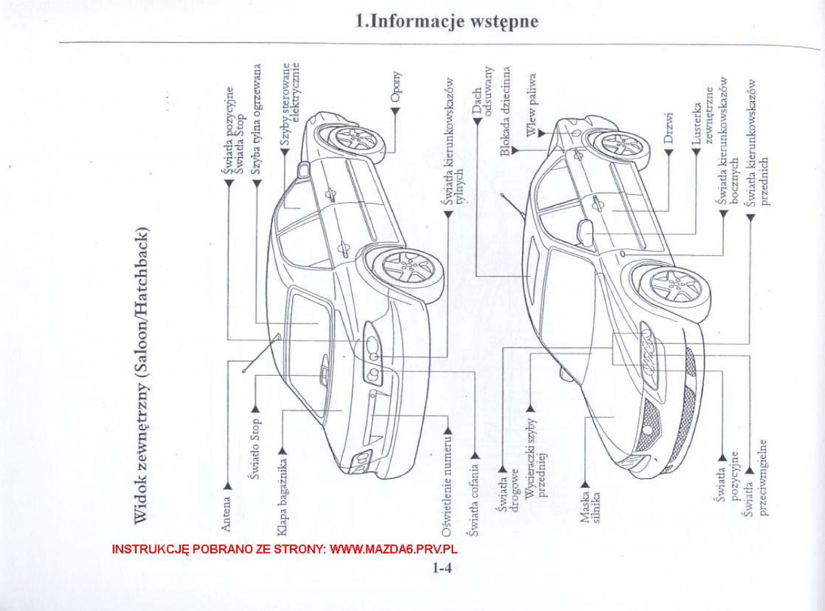 manual  Mazda 6 I instrukcja / page 8