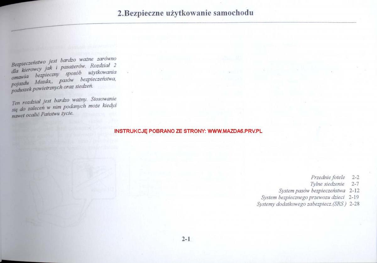 manual  Mazda 6 I instrukcja / page 10