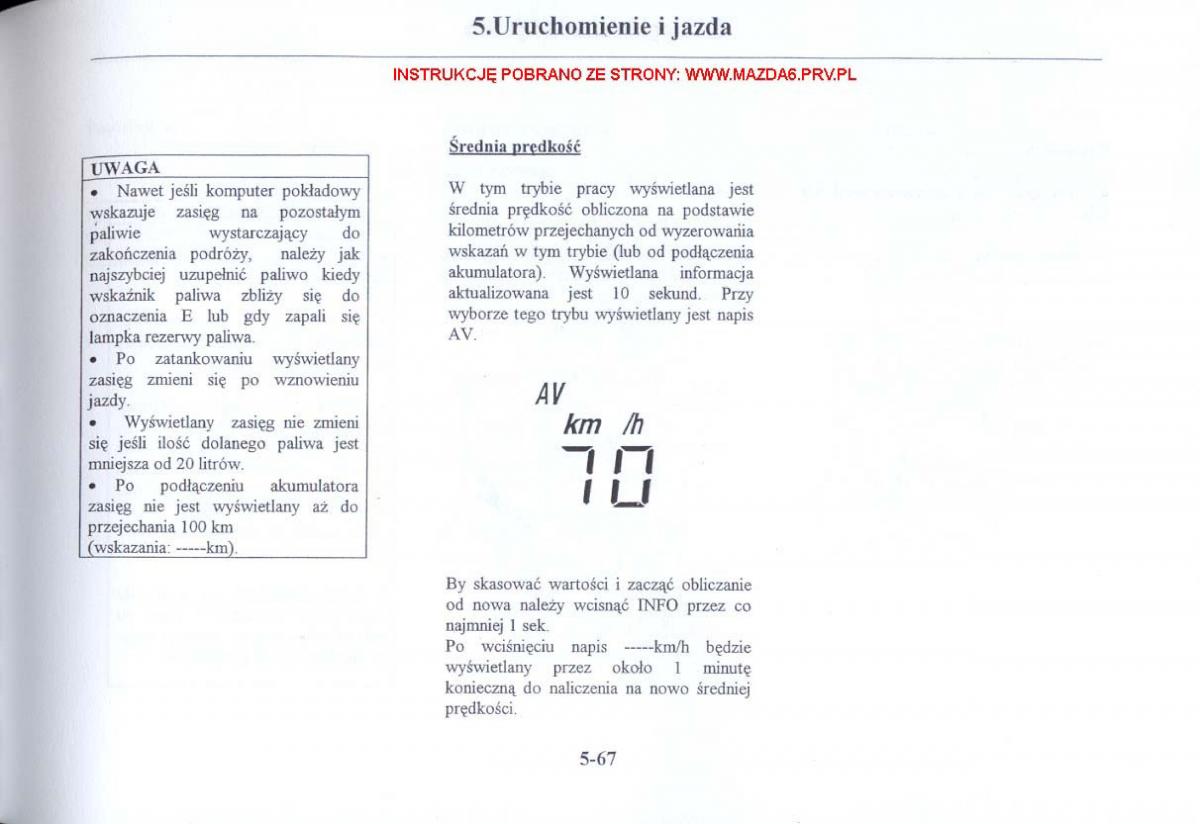 Mazda 6 I instrukcja obslugi / page 160
