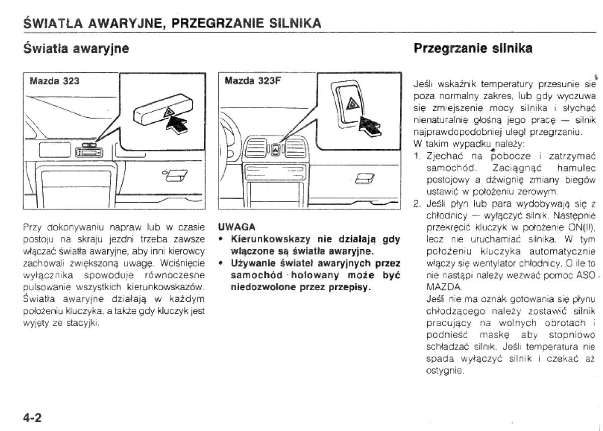Mazda 323 BG IV instrukcja obslugi / page 79