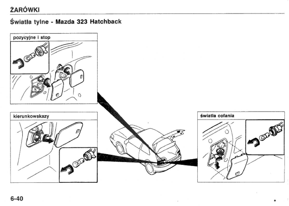 Mazda 323 BG IV instrukcja obslugi / page 140