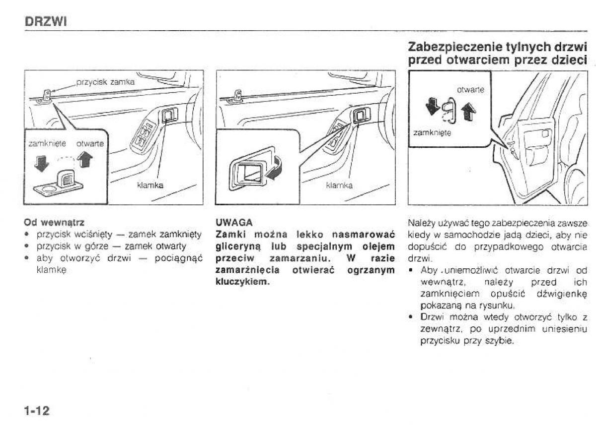 Mazda 323 BG IV instrukcja obslugi / page 15