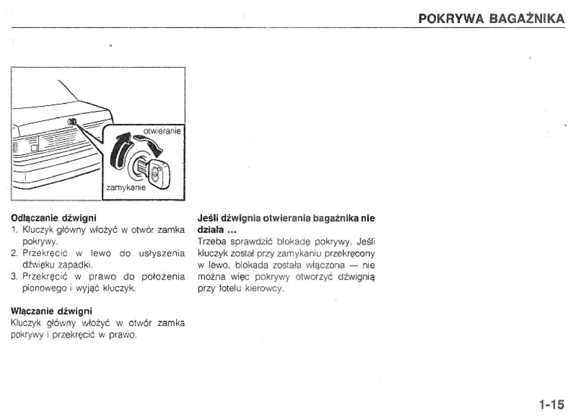 Mazda 323 BG IV instrukcja obslugi / page 18
