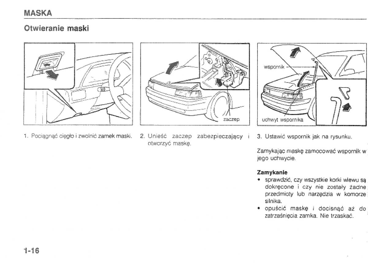 Mazda 323 BG IV instrukcja obslugi / page 19