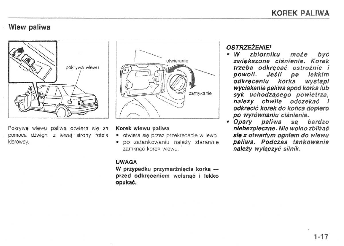 Mazda 323 BG IV instrukcja obslugi / page 20