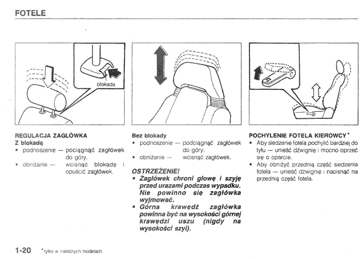 Mazda 323 BG IV instrukcja obslugi / page 23