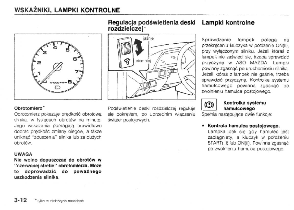 Mazda 323 BG IV instrukcja obslugi / page 53