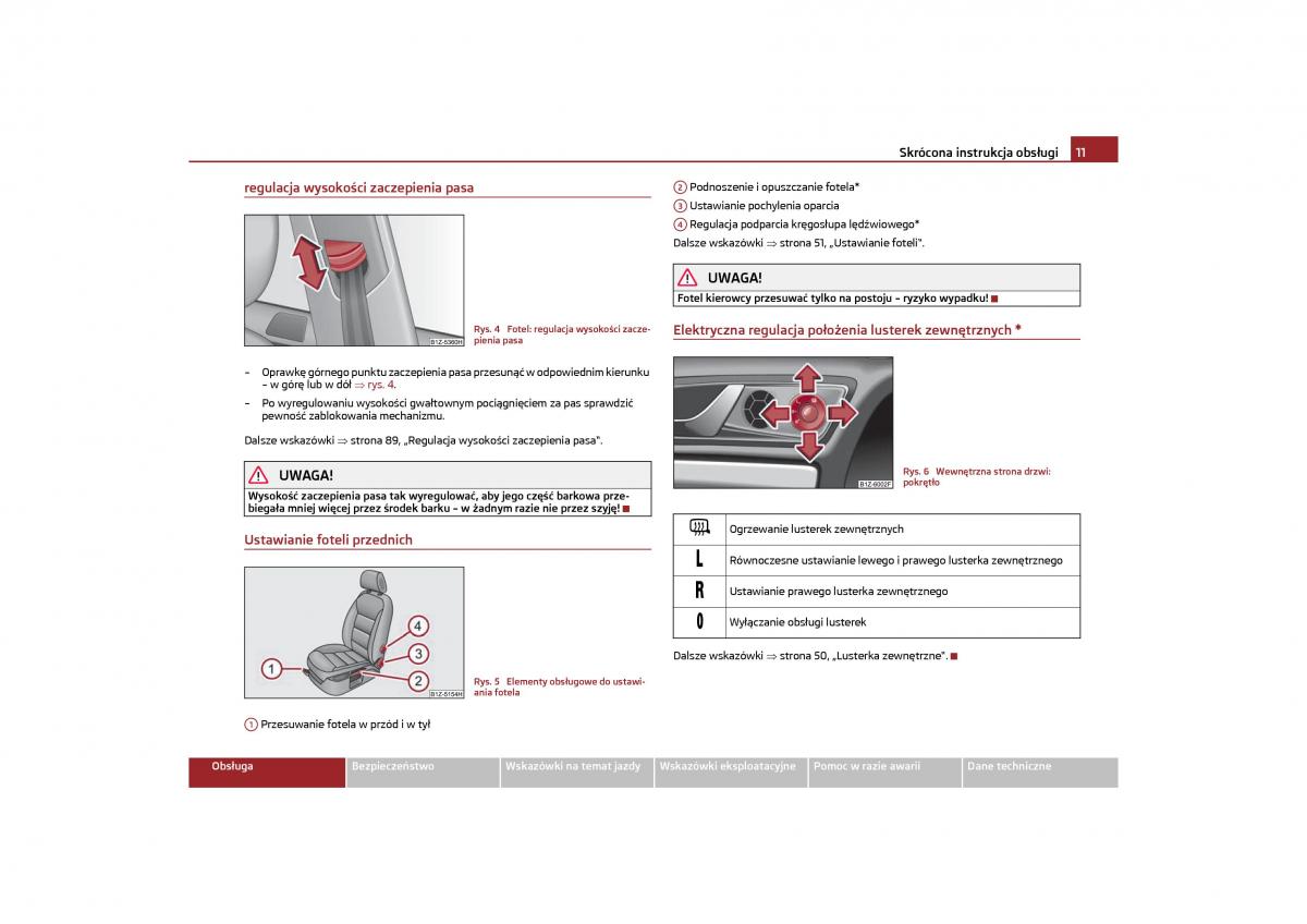 manual  Skoda Octavia II instrukcja / page 12