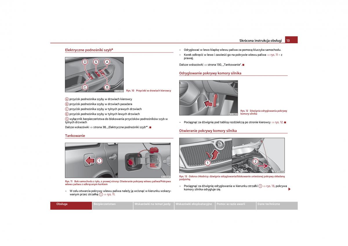 Skoda Octavia II instrukcja obslugi / page 14