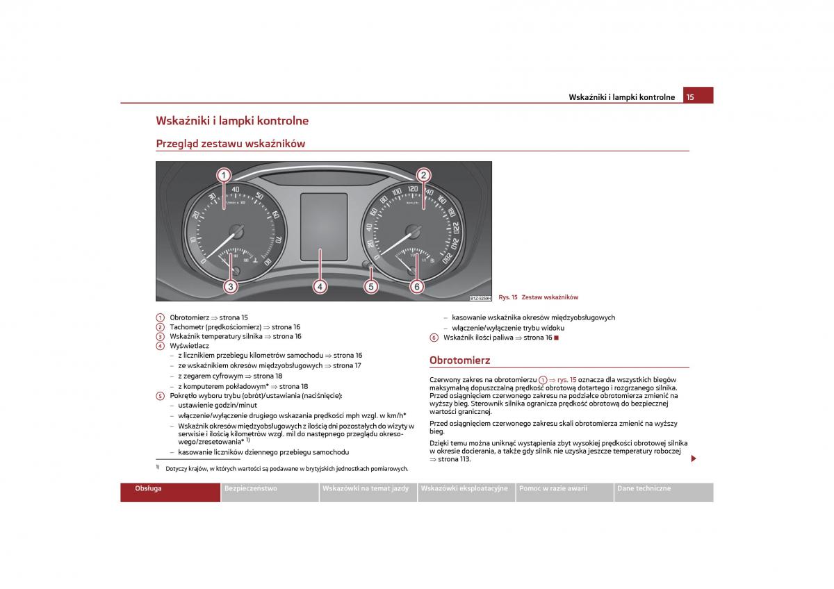 manual  Skoda Octavia II instrukcja / page 16