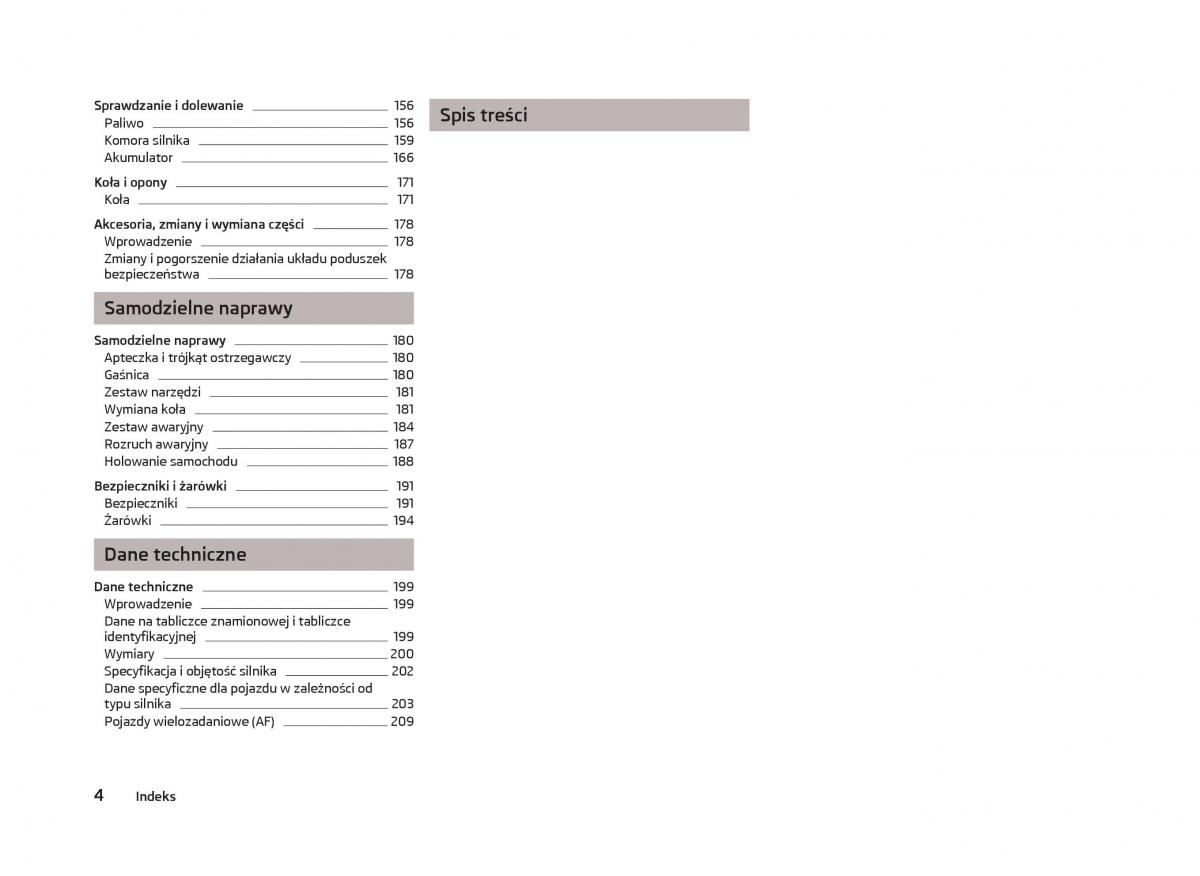 manual  Skoda Octavia III instrukcja / page 6