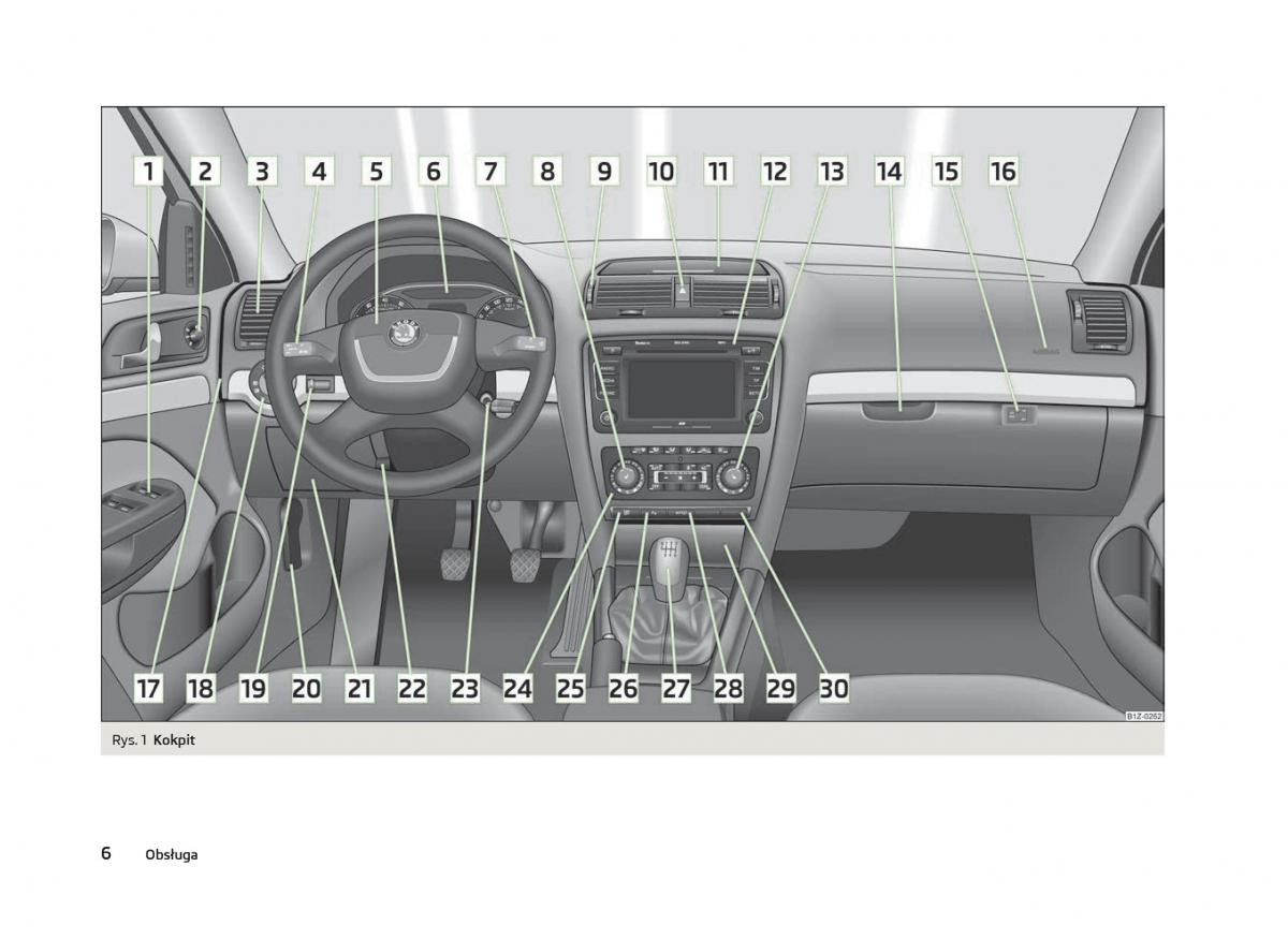 instrukcja obsługi Skoda Octavia Skoda Octavia III instrukcja / page 8