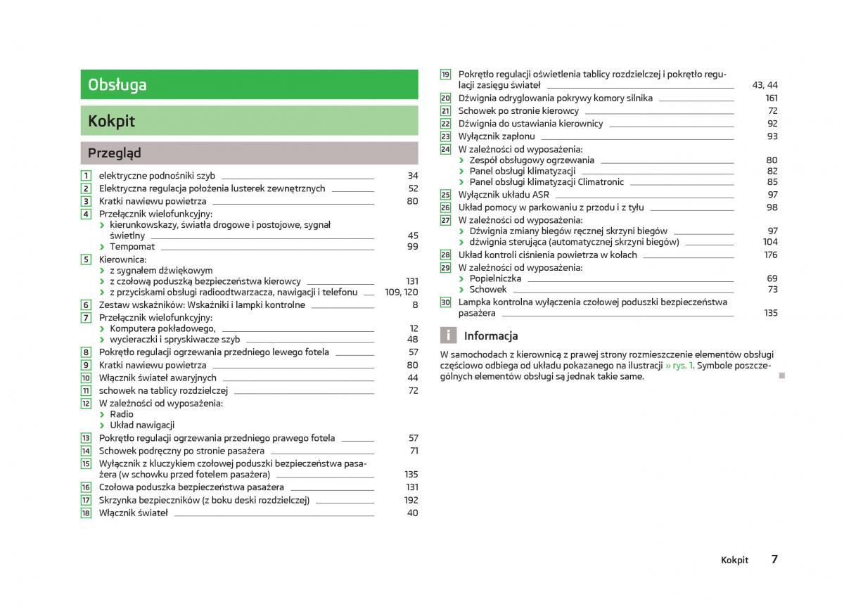 manual  Skoda Octavia III instrukcja / page 9