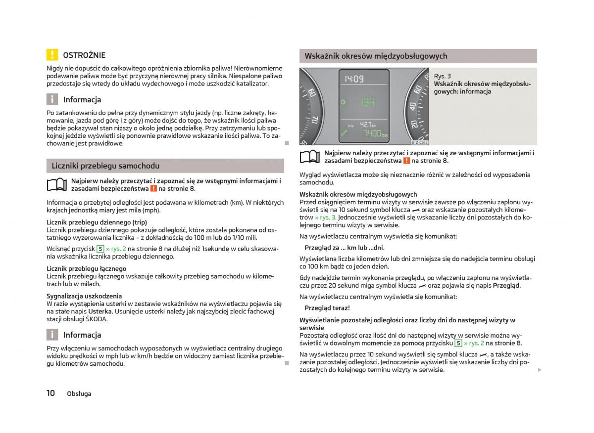 manual  Skoda Octavia III instrukcja / page 12