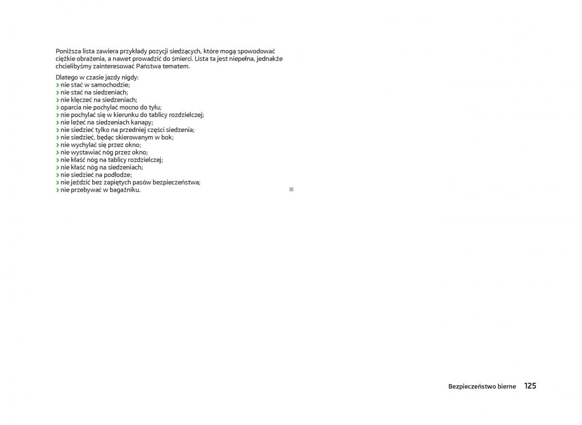 Skoda Octavia III instrukcja obslugi / page 127
