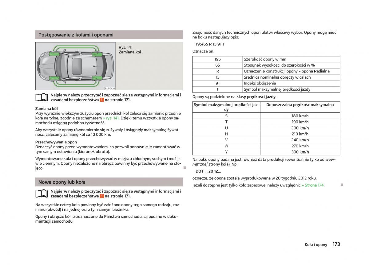 instrukcja obsługi Skoda Octavia Skoda Octavia III instrukcja / page 175