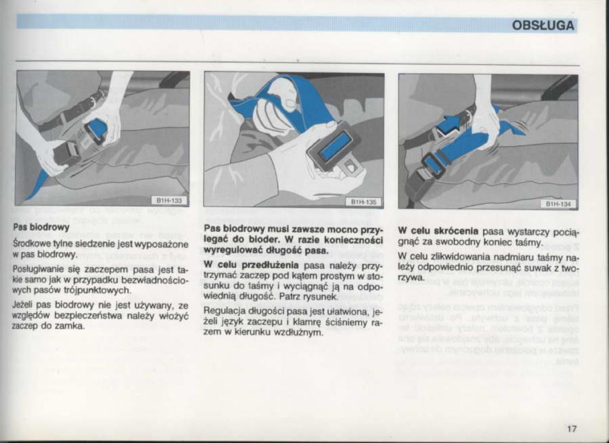 VW Golf III 3 instrukcja obslugi / page 15