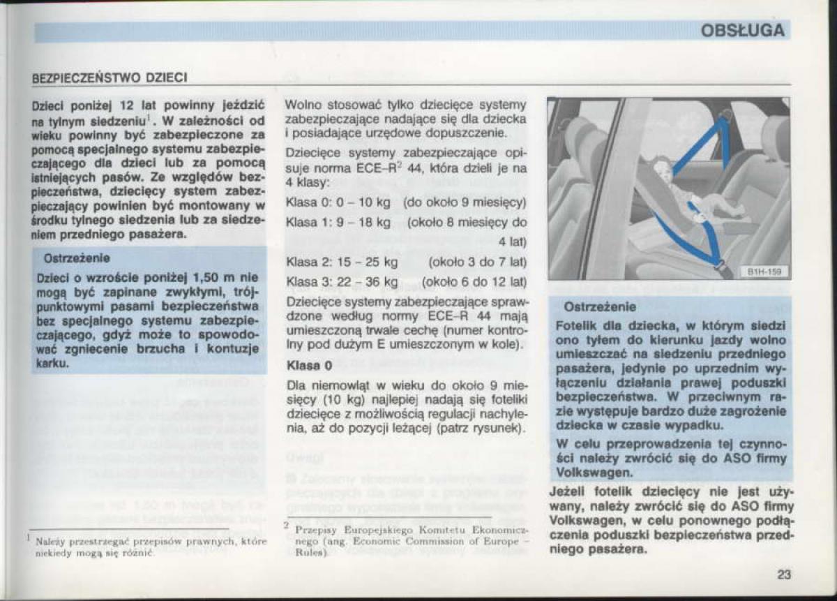 VW Golf III 3 instrukcja obslugi / page 21