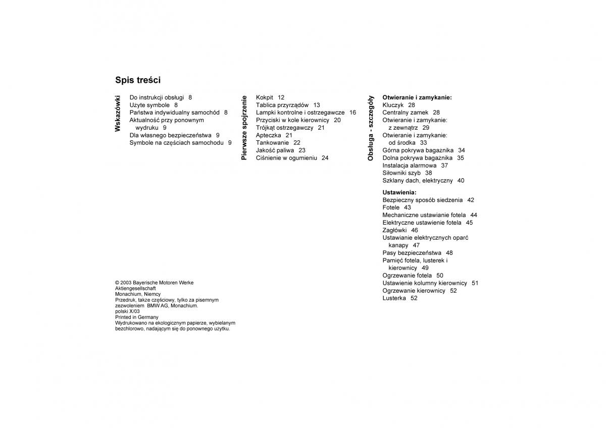 manual  BMW E53 X5 instrukcja / page 6