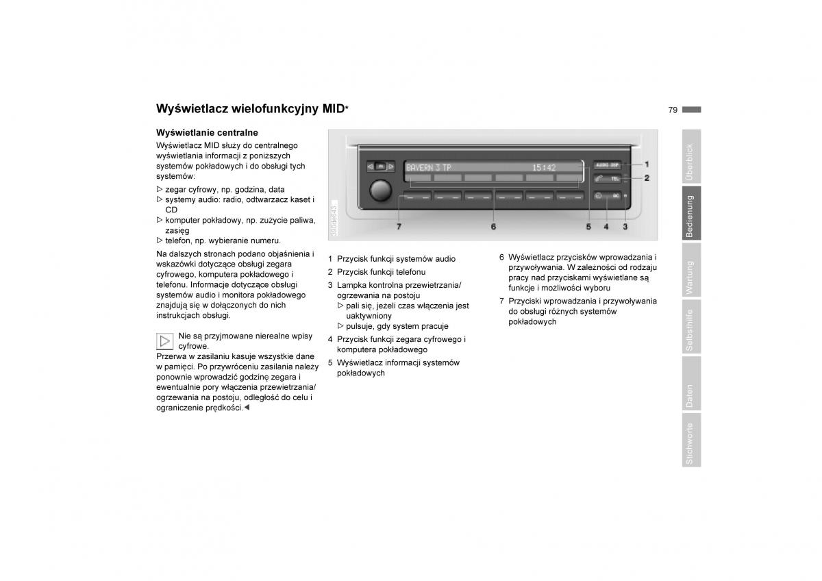 BMW E53 X5 instrukcja obslugi / page 81