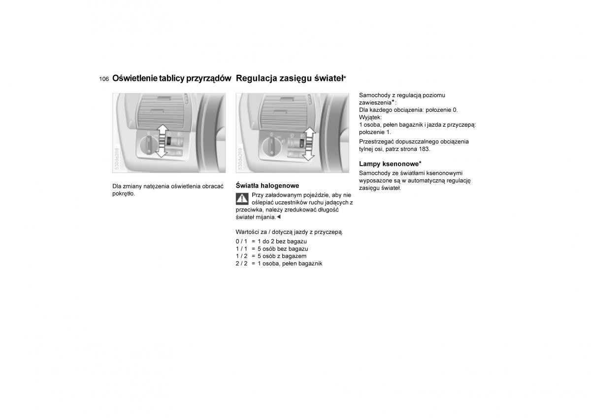 BMW E53 X5 instrukcja obslugi / page 108