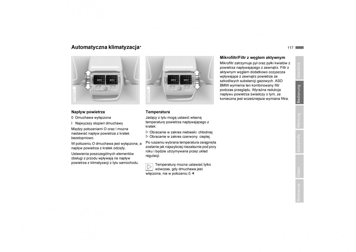 BMW E53 X5 instrukcja obslugi / page 119