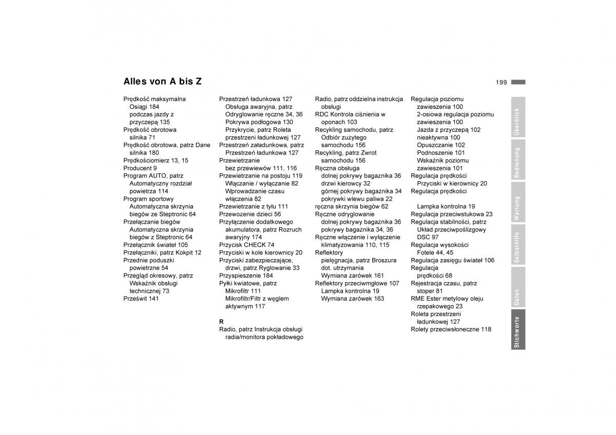 manual  BMW E53 X5 instrukcja / page 201