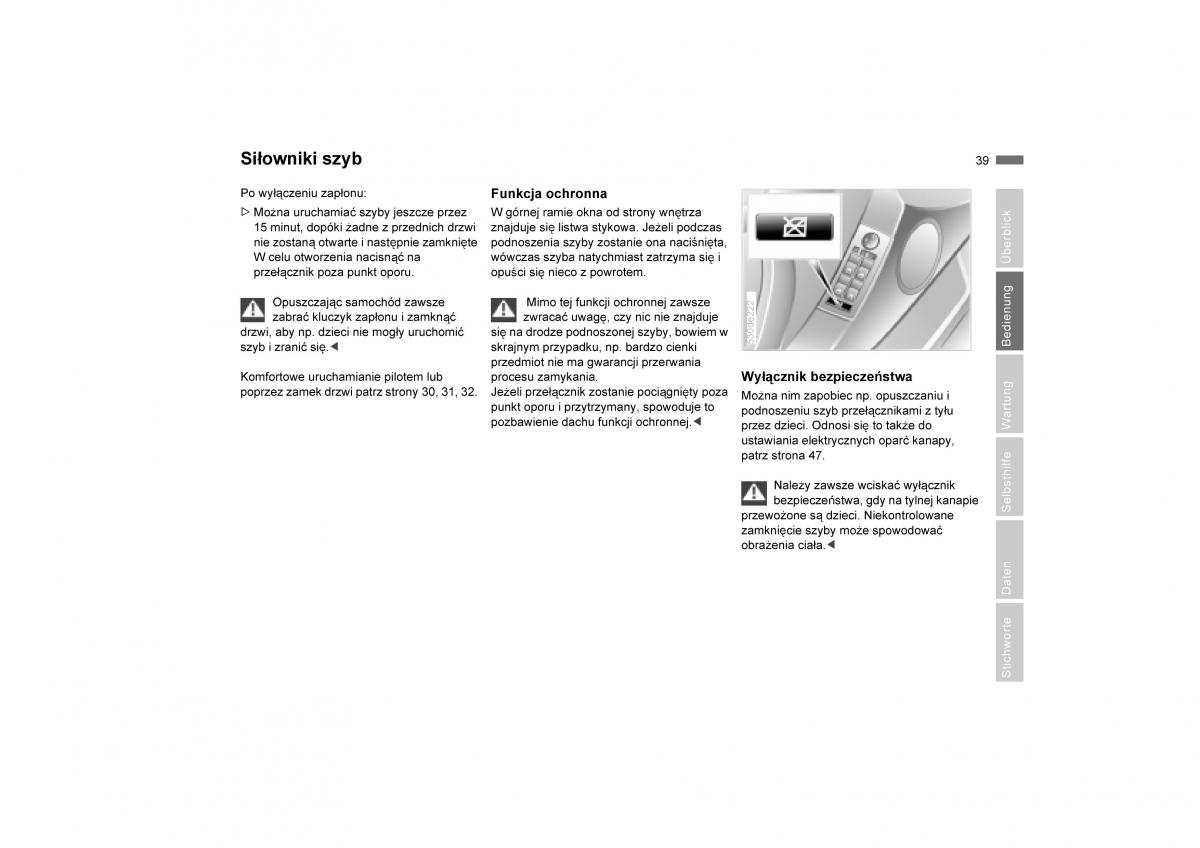 BMW E53 X5 instrukcja obslugi / page 41