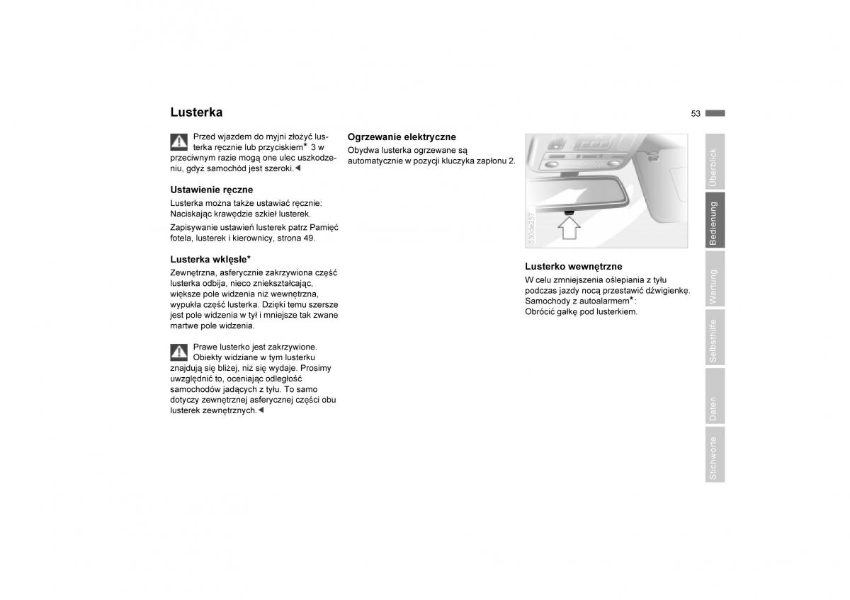 BMW E53 X5 instrukcja obslugi / page 55