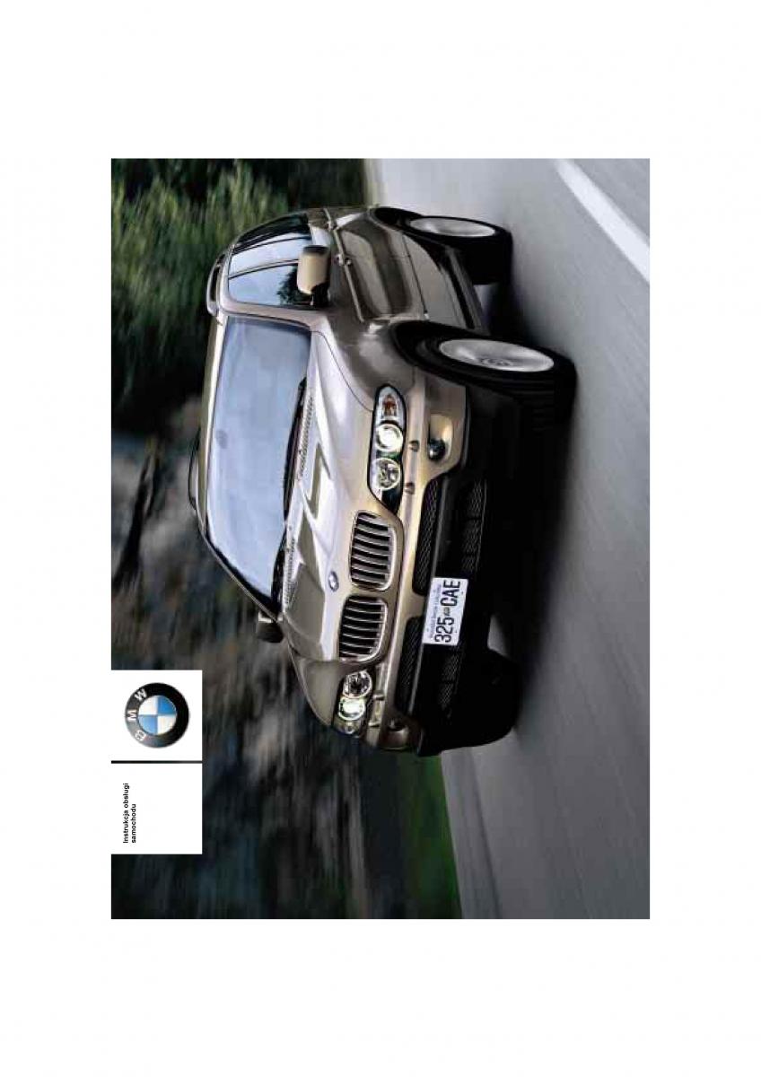 BMW E53 X5 instrukcja obslugi / page 1