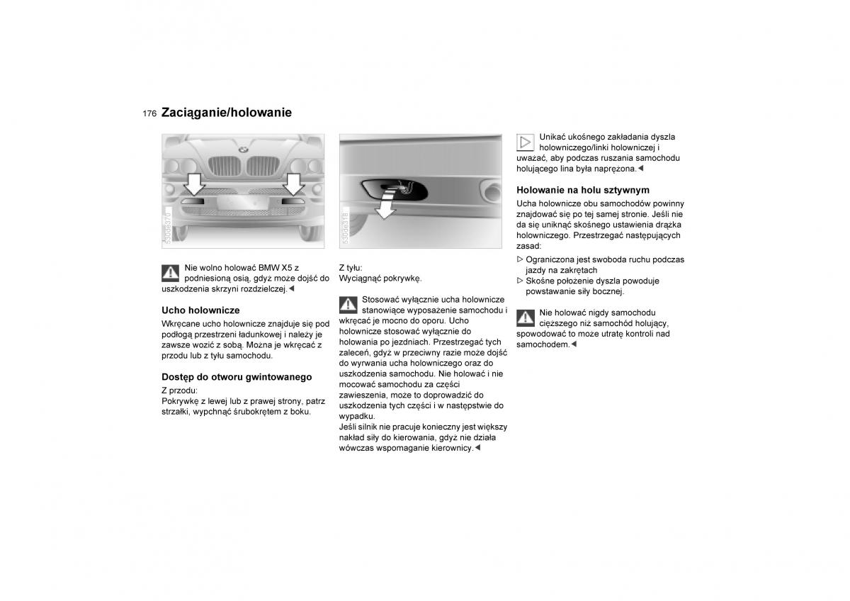 BMW E53 X5 instrukcja obslugi / page 178