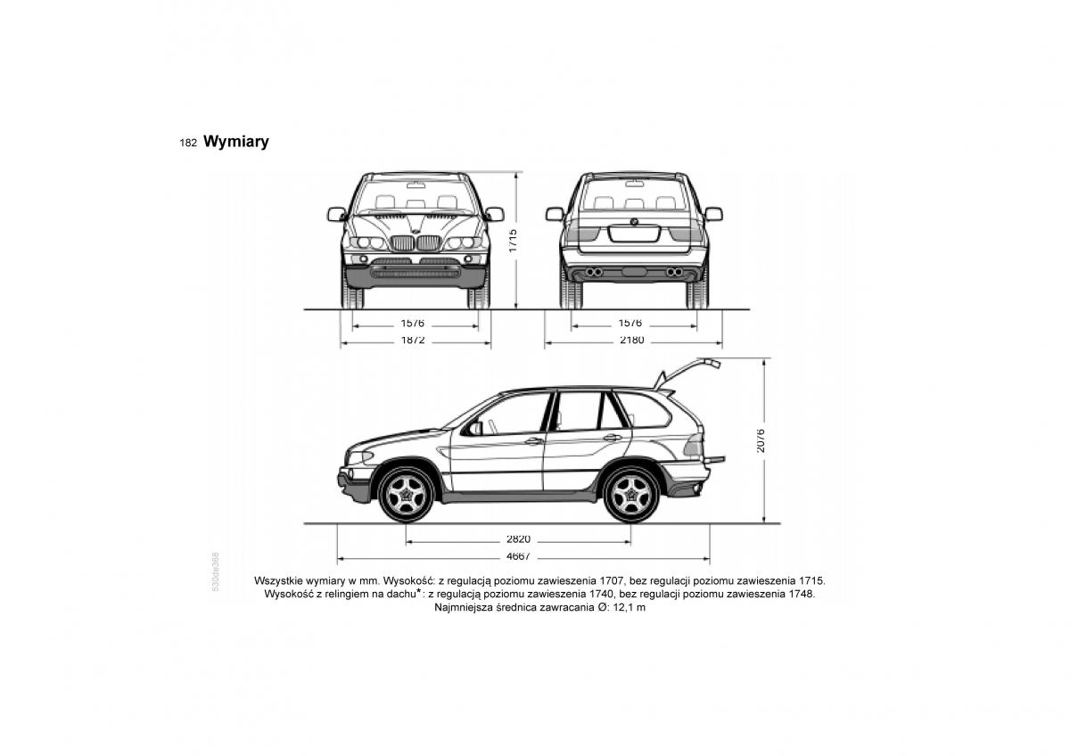 BMW E53 X5 instrukcja obslugi / page 184