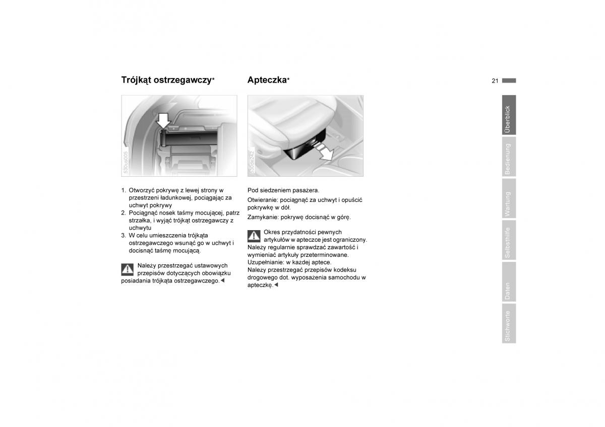 BMW E53 X5 instrukcja obslugi / page 23