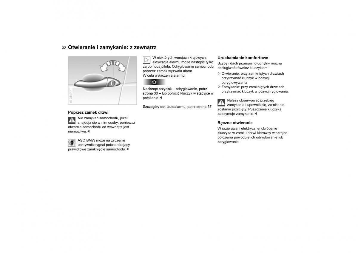 BMW E53 X5 instrukcja obslugi / page 34