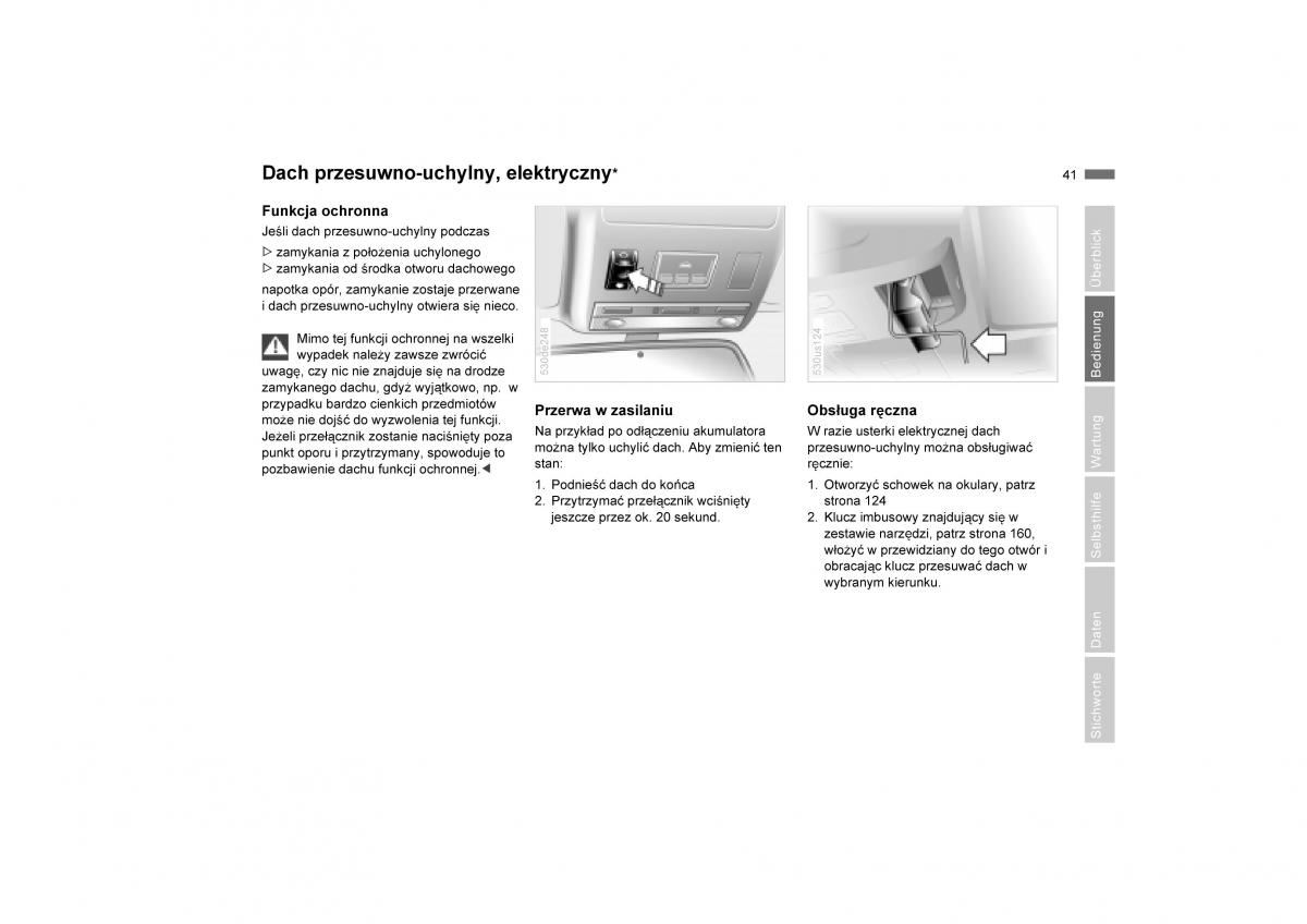 BMW E53 X5 instrukcja obslugi / page 43