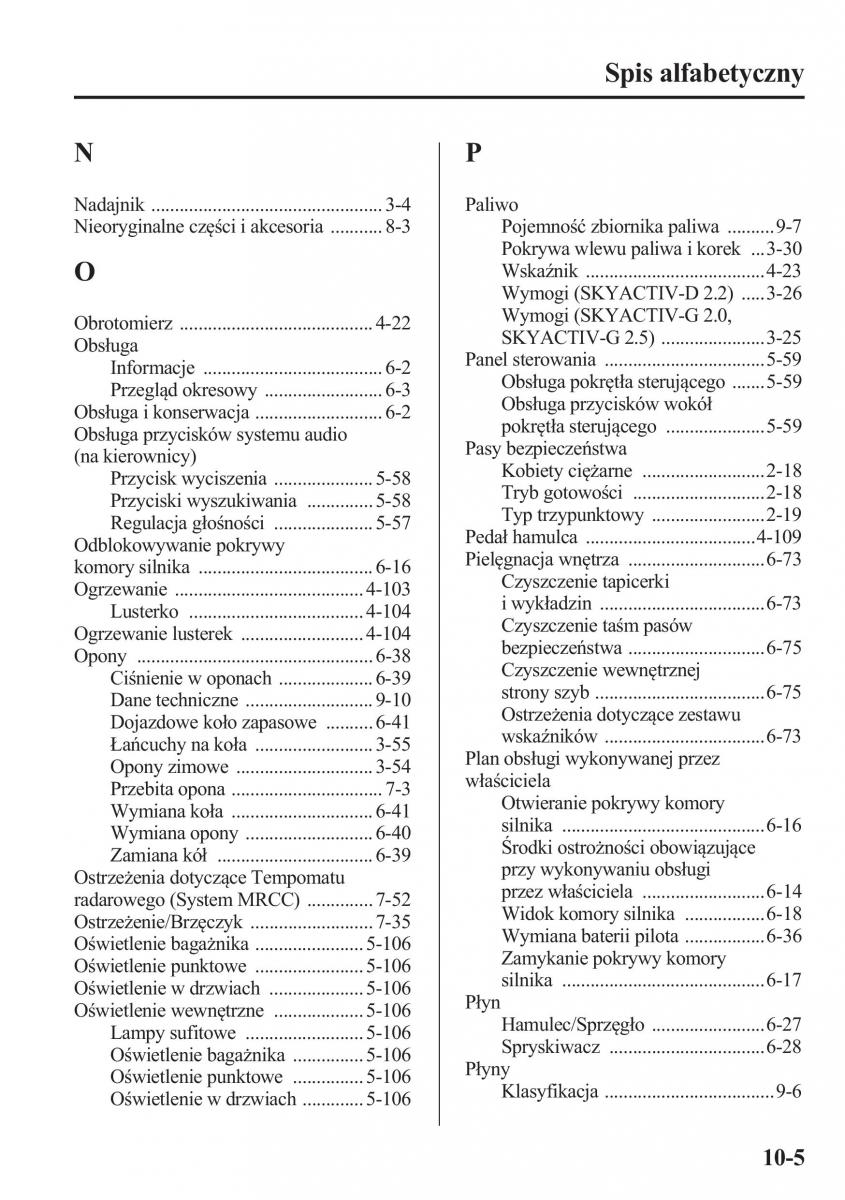 Mazda 6 III instrukcja obslugi / page 630