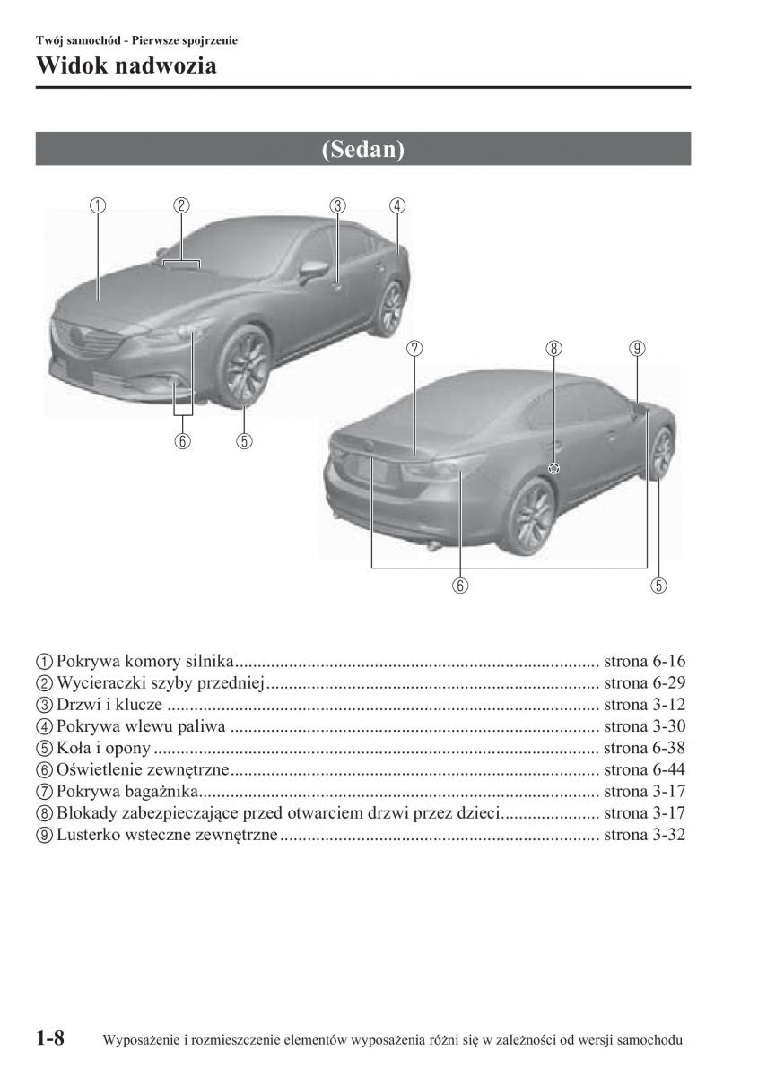 Mazda 6 III instrukcja obslugi / page 15