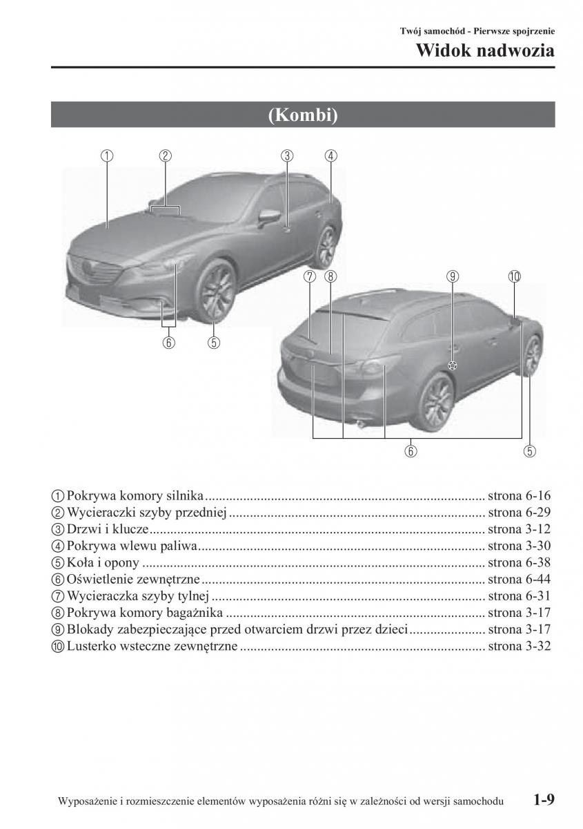 Mazda 6 III instrukcja obslugi / page 16