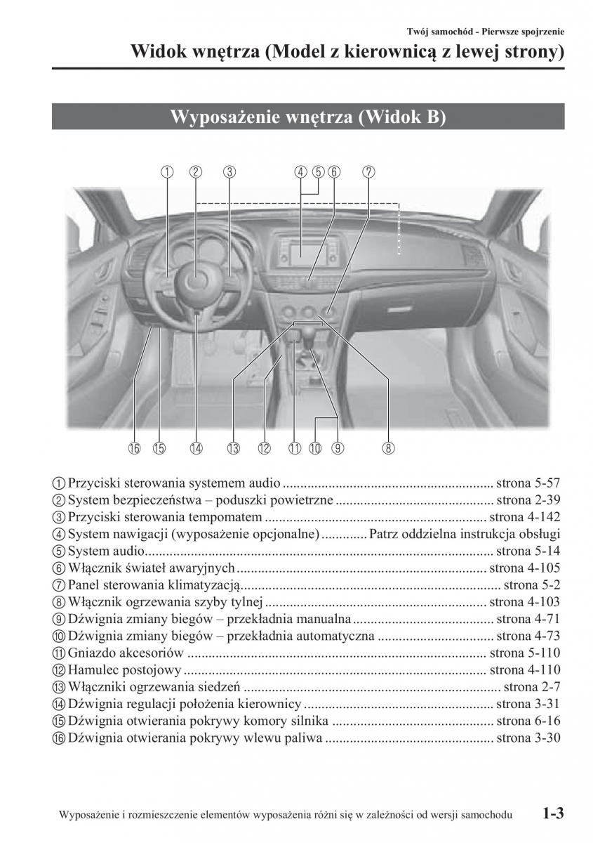Mazda 6 III instrukcja obslugi / page 10