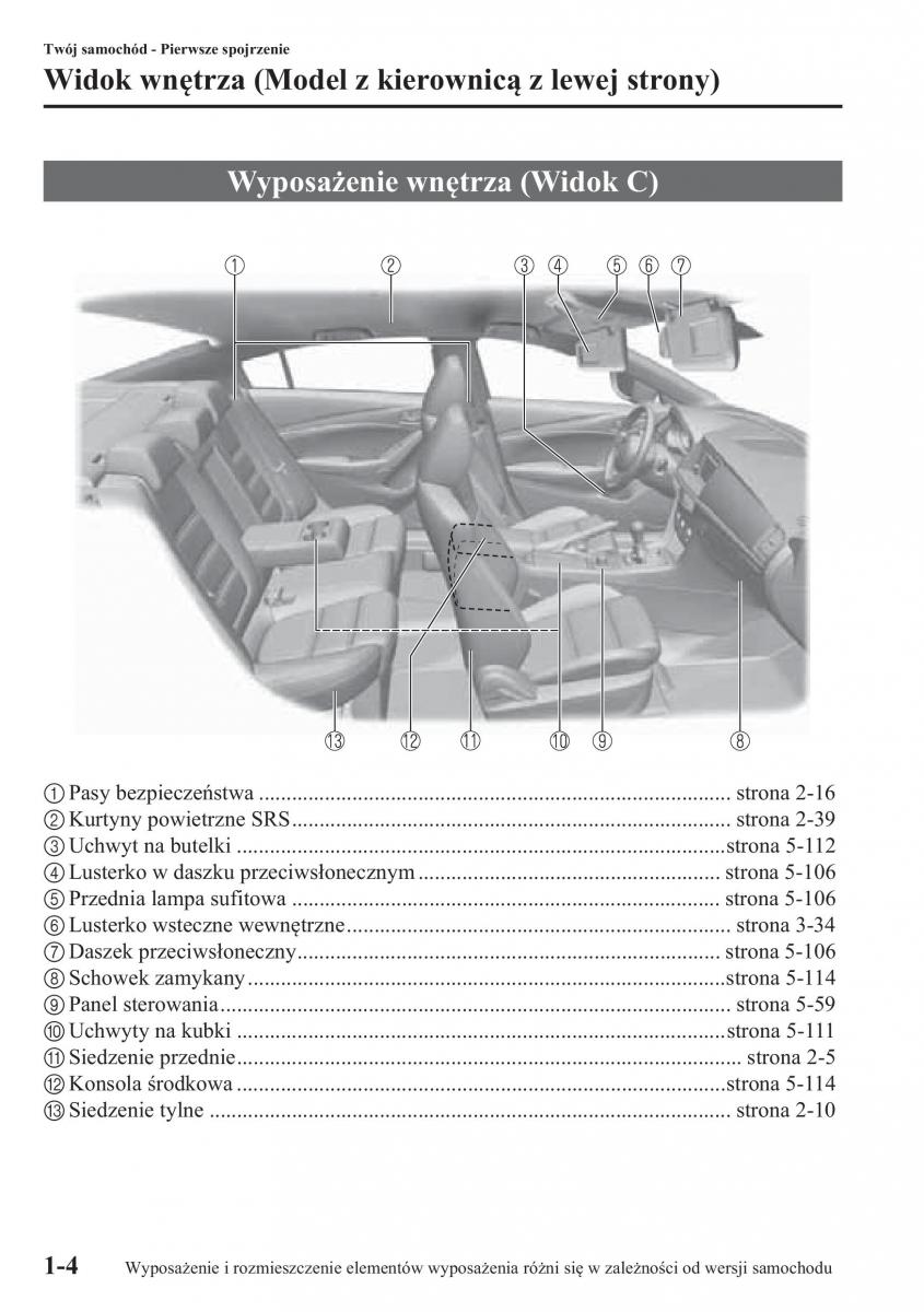 Mazda 6 III instrukcja obslugi / page 11