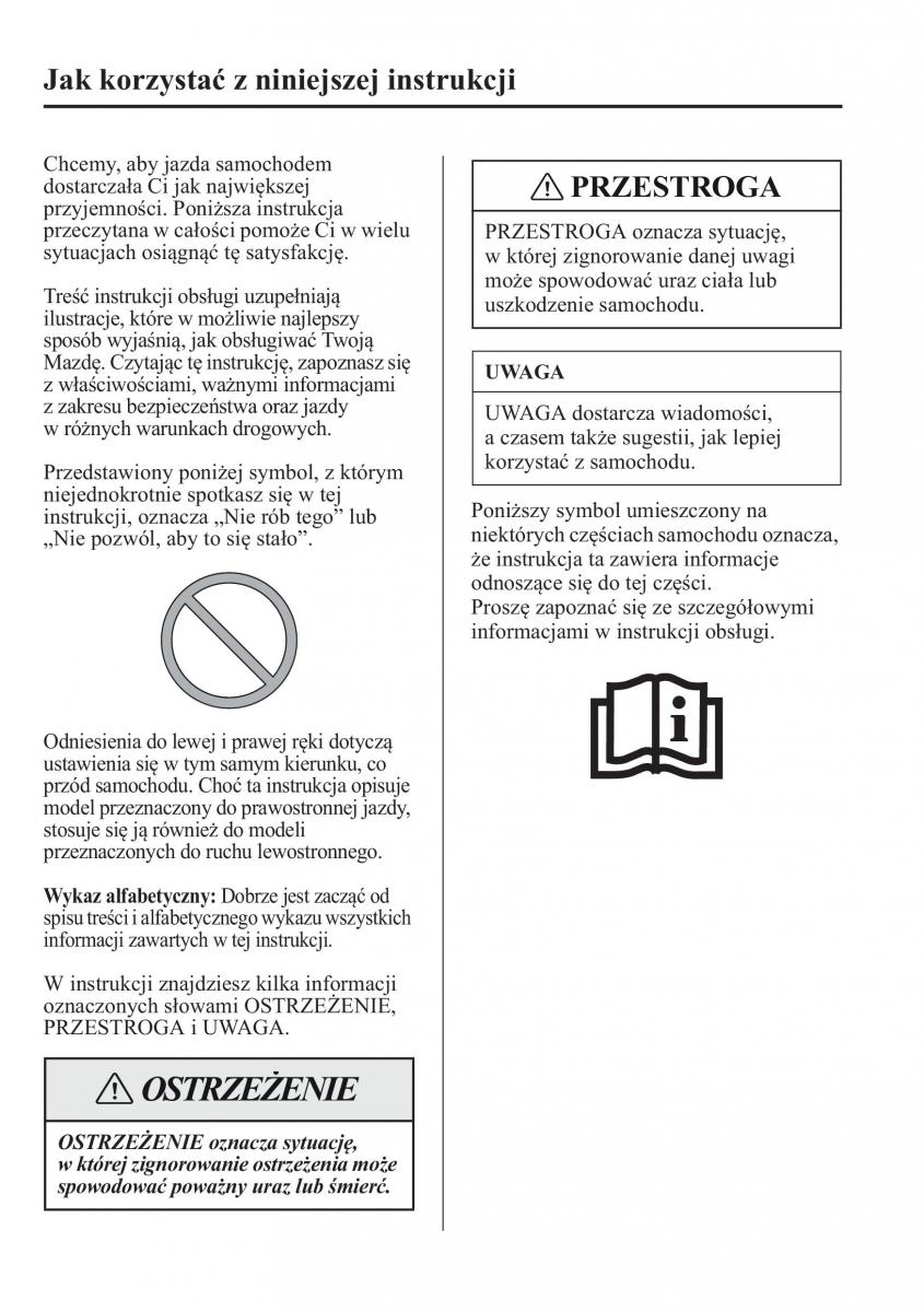 Mazda 6 III instrukcja obslugi / page 5