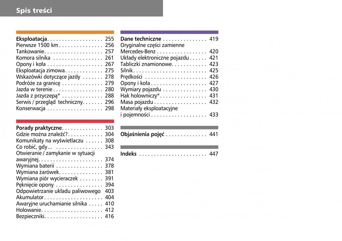 manual  Mercedes ML W164 instrukcja / page 6